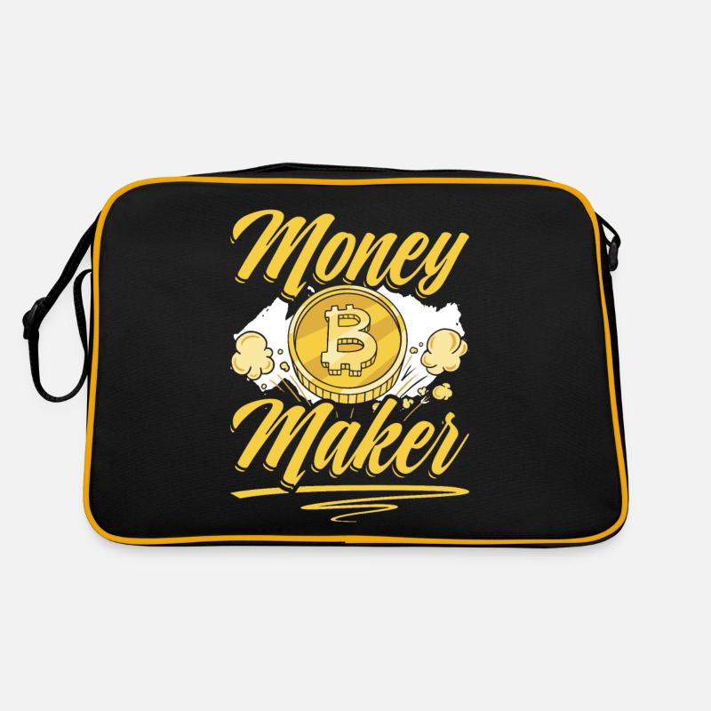 Crypto Chic: Money Maker Bitcoin Retro Bag
