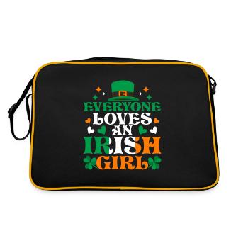 Tout le monde aime une fille irlandaise - Sac Retro - noir/or - Dos