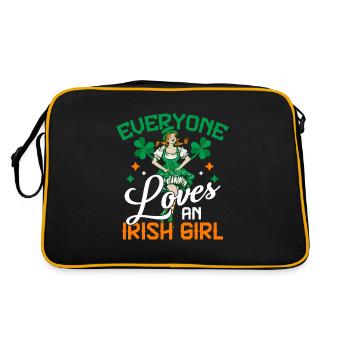 Tout le monde aime une fille irlandaise - Sac Retro - noir/or - Dos