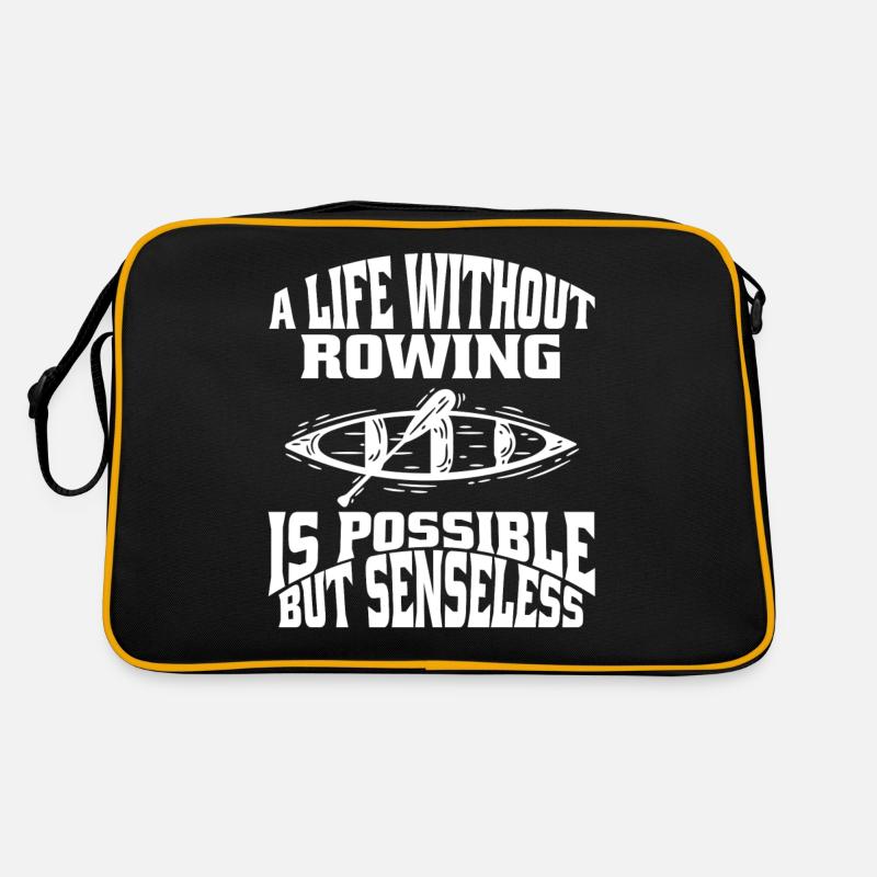 Rowing Rowing Rowing Rowing Club Rowing Team Retro Bag