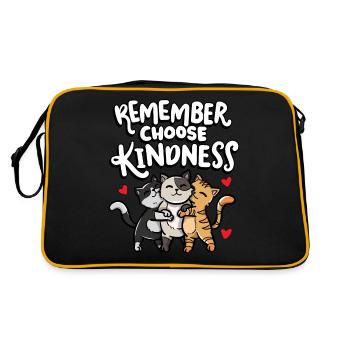 Remember choose kindness child - Retro Bag - black/gold - Back