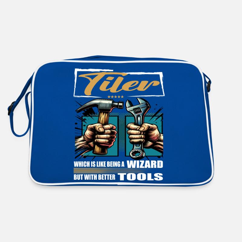 Tiler Beruf Spruch Arbeiter Retro Tasche