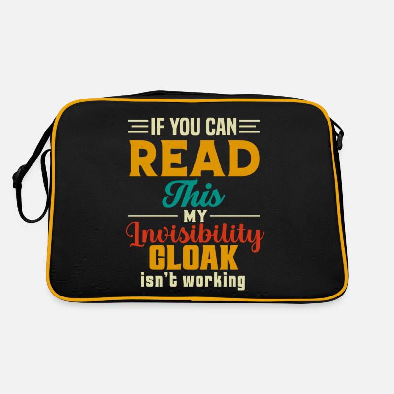 My invisible coat doesn't work Retro Bag