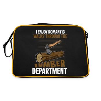 Romantic Lumber Walks - A Craftsman's Delight - Retro Bag - black/gold - Back