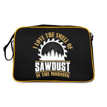 Morning Glory - Sawdust & Sunrise for Craftsmen - Retro Bag - black/gold - Back