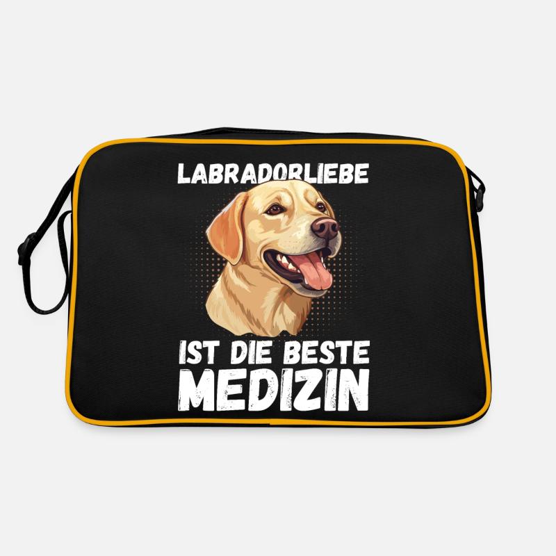 Hund Labrador Retro Tasche