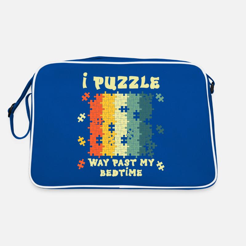 I'm puzzling far beyond my bedtime Retro Bag
