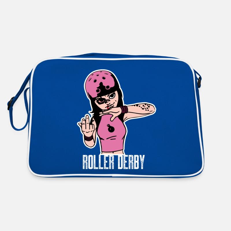 Roller Derby Skater Girl Rollerblading Inline Retro Tasche