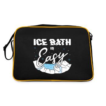Le bain de glace à l’eau glacée est facile Idées cadeaux - Sac Retro - noir/or - Dos