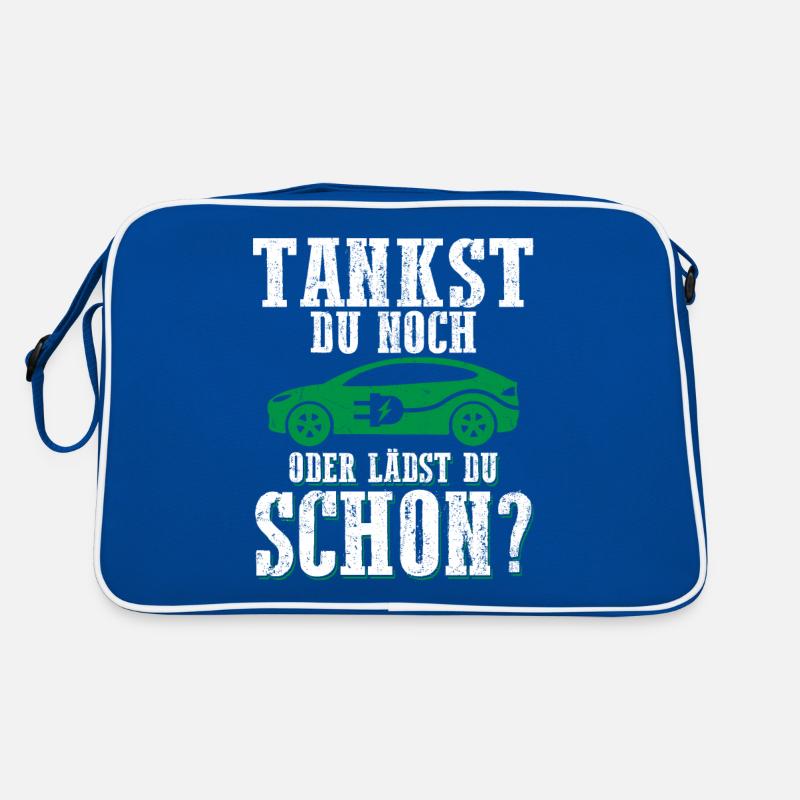 Tankst Du Noch Oder Lädst Du Schon? Retro Tasche