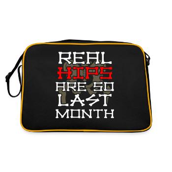 Real Hips Are So Last Month Joint Replacement - Retro Bag - black/gold - Back
