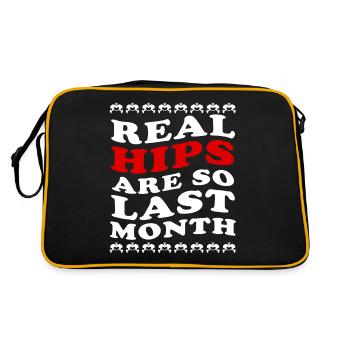 Real Hips Are So Last Month Joint Replacement - Retro Bag - black/gold - Back