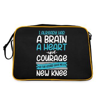 Knee Surgery Recovery Joint Replacement - Retro Bag - black/gold - Back
