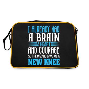 Knee Surgery Recovery Joint Replacement - Retro Bag - black/gold - Back