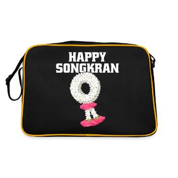 Happy SongCrane Fest Thaïlande - Sac Retro - noir/or - Dos