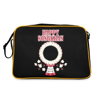 Happy SongCrane Fest Thaïlande - Sac Retro - noir/or - Dos