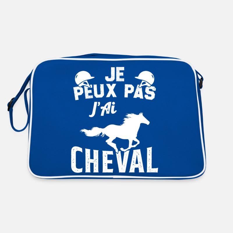 je peux pas jai cheval Sac Retro