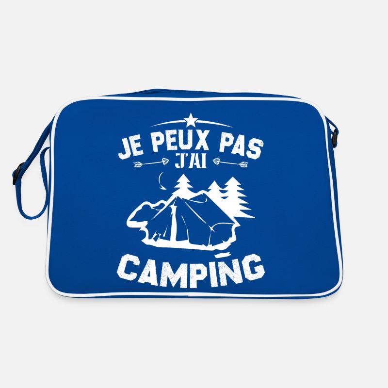 Ich kann nicht campen Retro Tasche