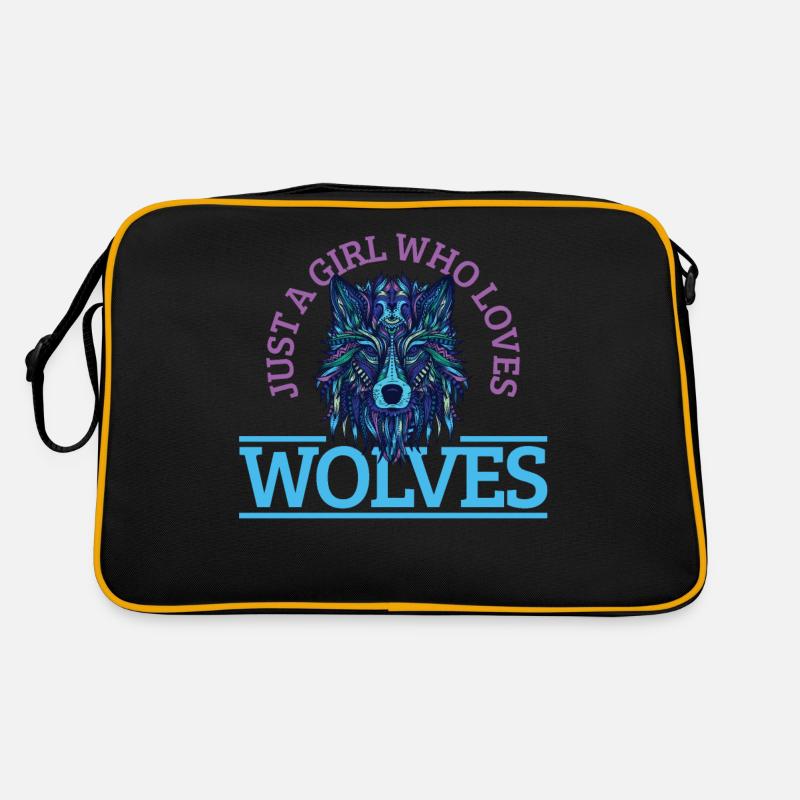 Cadeau de loup Sac Retro