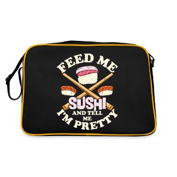 Feed Me Sushi Tell Me I m PrettyFeed Me Sushi & Te - Retro Bag - black/gold - Back