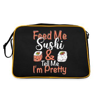 Feed Me Sushi Tell Me I m Pretty 2Feed Me Sushi & - Retro Bag - black/gold - Back