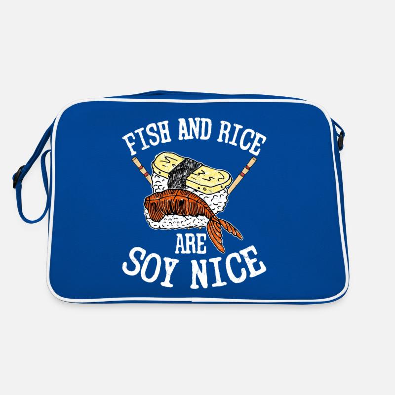 Le poisson et le riz sont du soja Nice 2Le poisson et le riz sont du soja Sac Retro