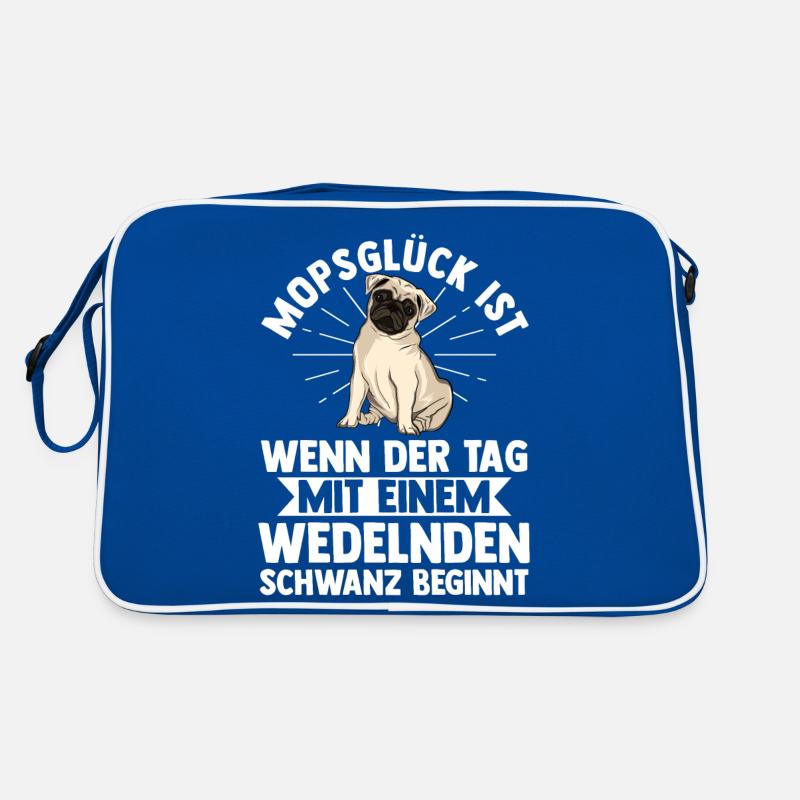 Dog Pug Retro Bag