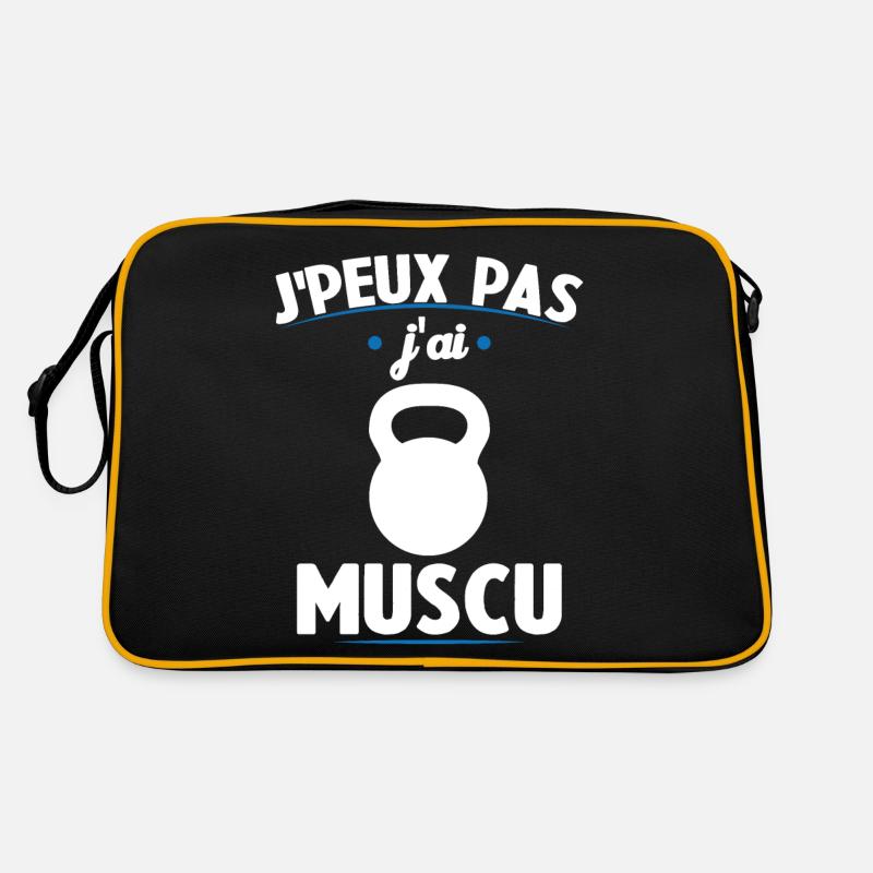 je peux pas j ai muscu Sac Retro