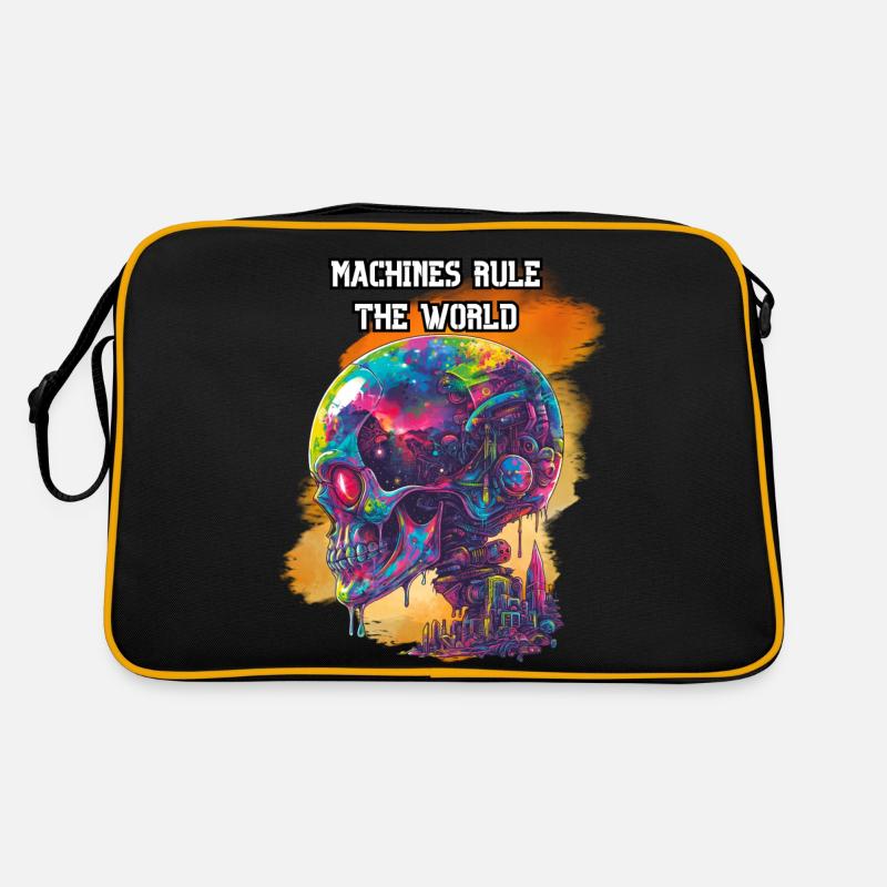 Les machines dirigent le monde. Scifi, Futur, High-Tech Sac Retro