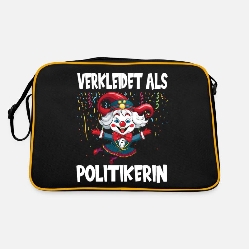 Karneval Kostüm Fasching Fastnacht Retro Tasche