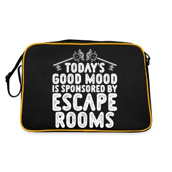 Salle d’évasion - Sac Retro - noir/or - Dos