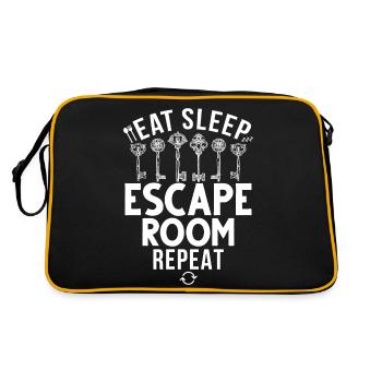 Salle d’évasion - Sac Retro - noir/or - Dos