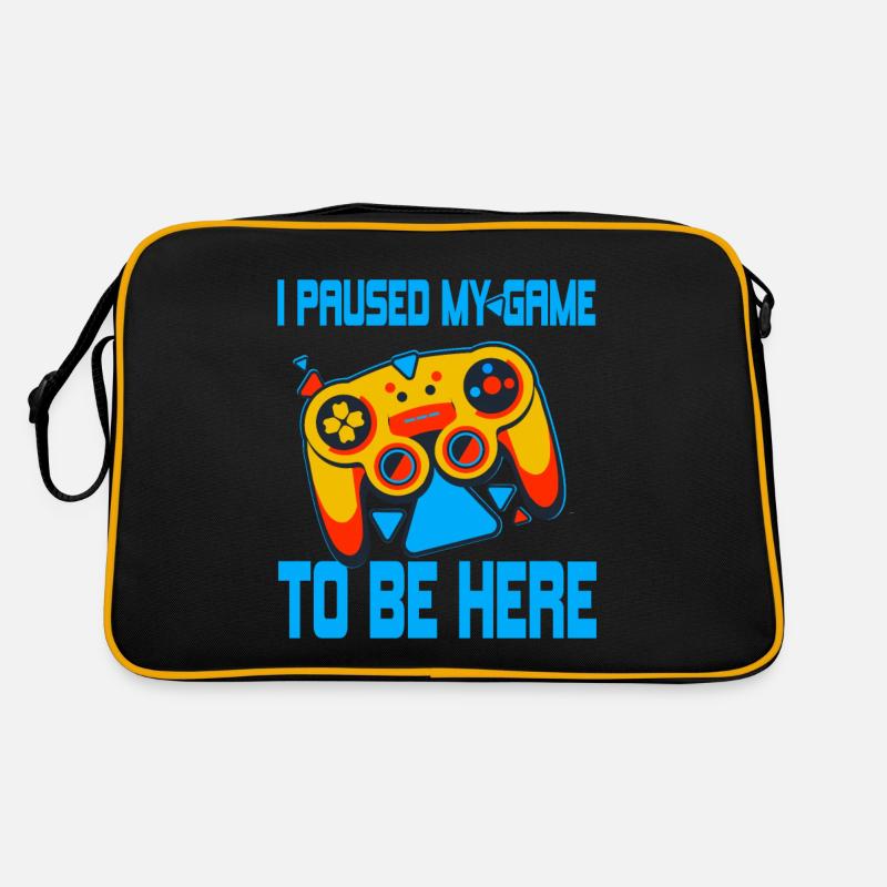 Gamer Pause Engagement – Game Controller Design Retro Bag