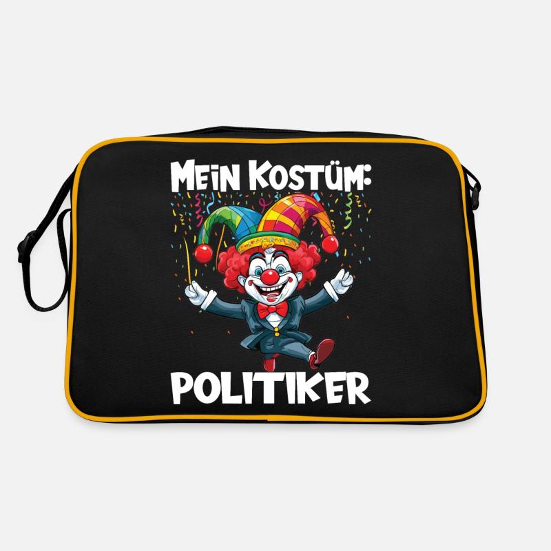 Karneval Kostüm Fasching Fastnacht Retro Tasche
