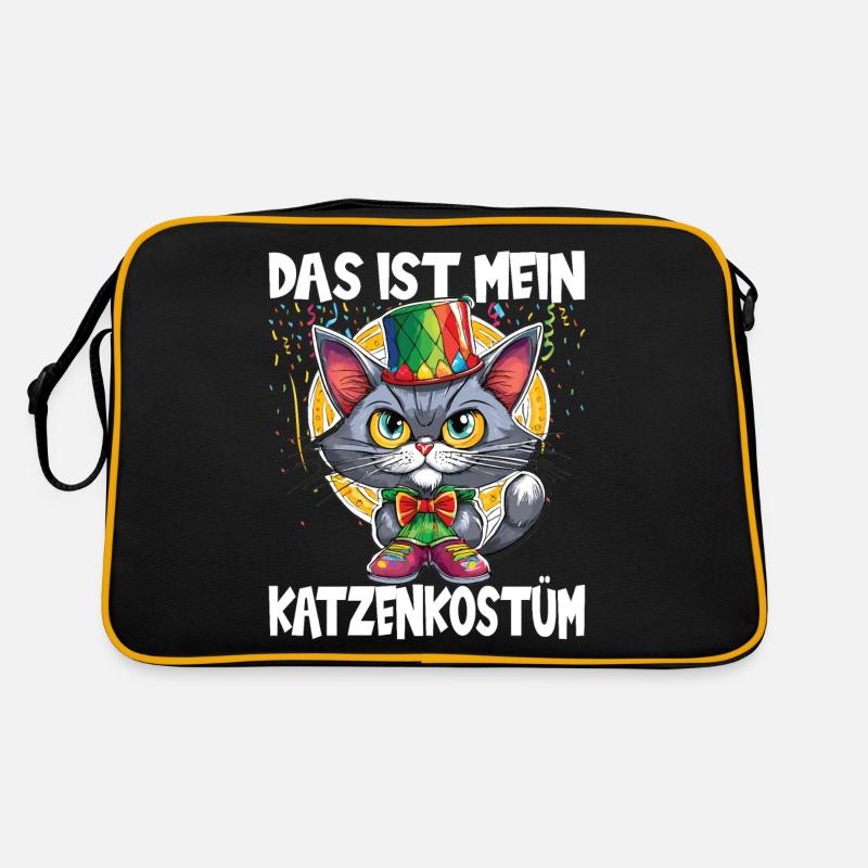 Karneval Kostüm Fasching Fastnacht Retro Tasche