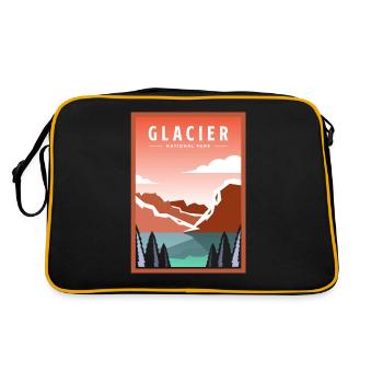 Parc national des Glaciers, Colombie-Britannique, Canada - Sac Retro - noir/or - Dos