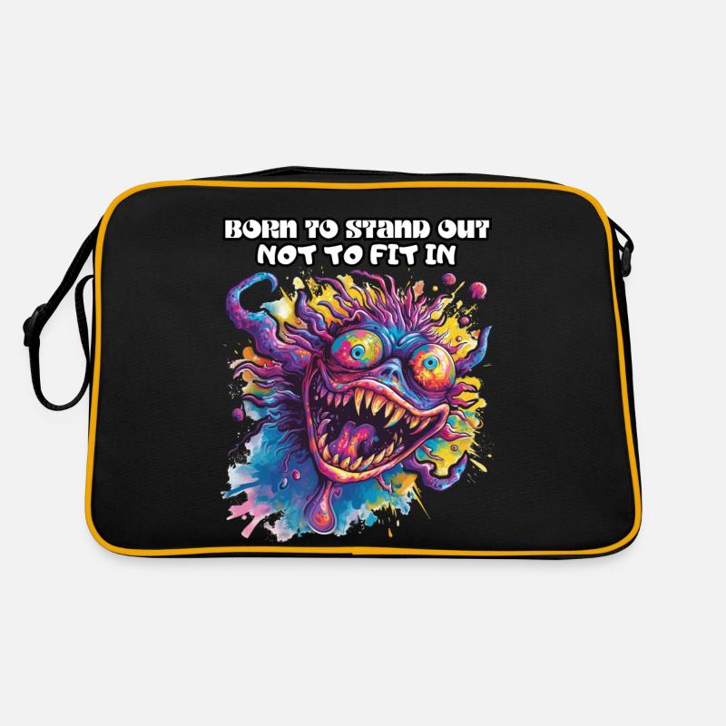 Né pour se démarquer, ne pas s’intégrer, être différent, cool Sac Retro