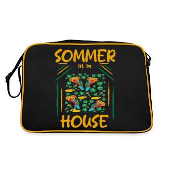 Été - Sac Retro - noir/or - Dos