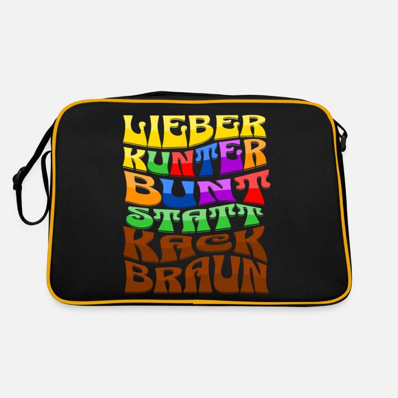 Better motley than poop brown Retro Bag