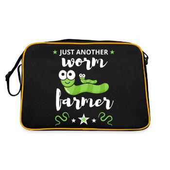Just Another Worm Farmer - Retro Bag - black/gold - Back