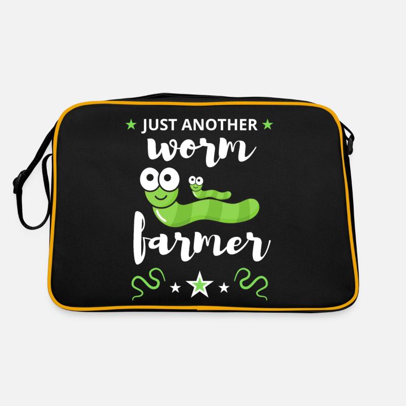 Nur ein weiterer Wurmzüchter Retro Tasche