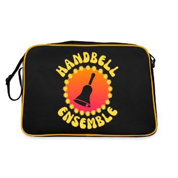 Handbell Retro Vintage Music Instrument - Retro Bag - black/gold - Back