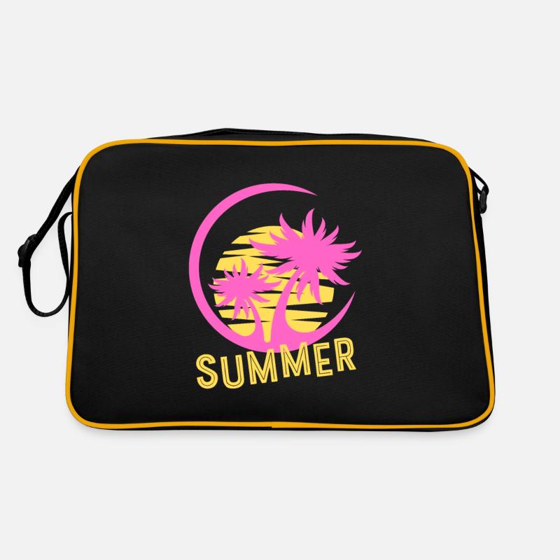 Summer vibes, summer, sun, beach and sea Retro Bag