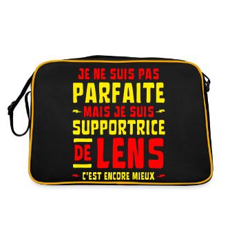 supportrice de Lens, c'est encore MIEUX !! - Sac Retro - noir/or - Dos
