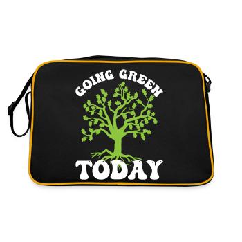 Going Green Today St. Patrick's Day - Retro Bag - black/gold - Back