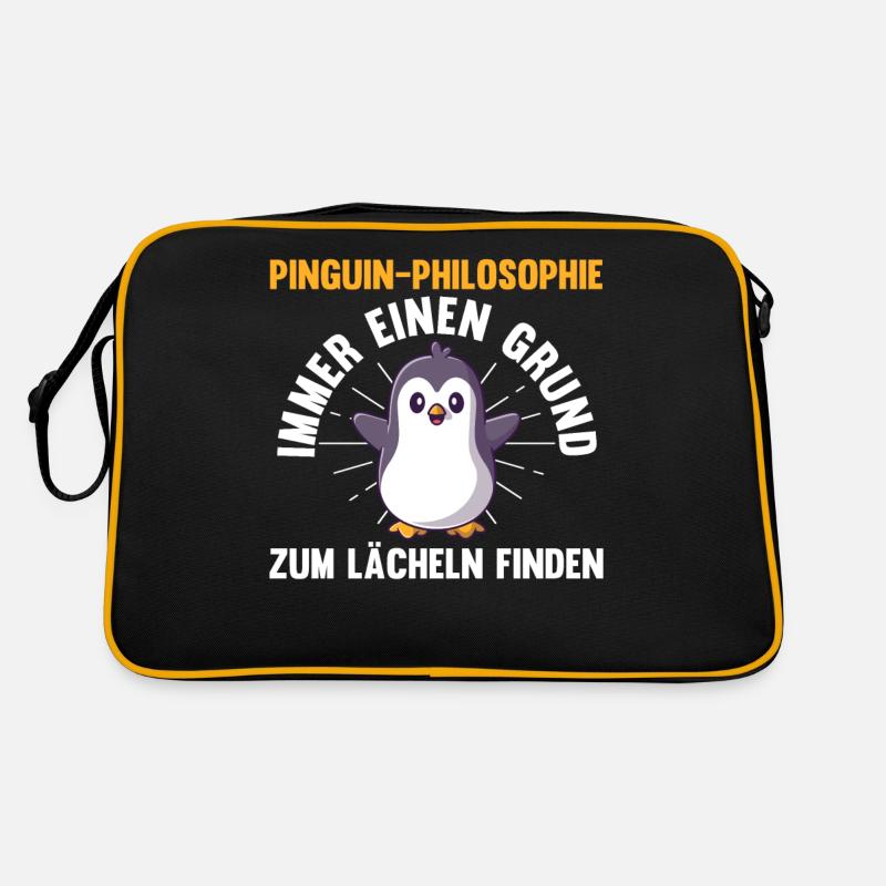Süße Pinguin Retro Tasche