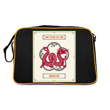 L’année du dragon 2024 - Sac Retro - noir/or - Dos