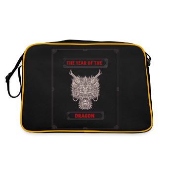 L’année du dragon 2024 - Sac Retro - noir/or - Dos