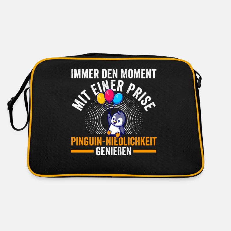 Süße Pinguin Retro Tasche