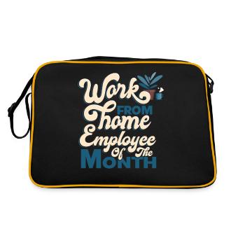 Travail à domicile - Employé du mois - Sac Retro - noir/or - Dos